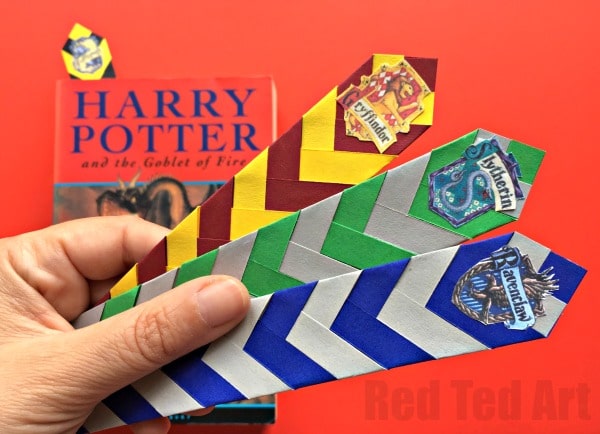 Craft Magical Harry Potter Bookmarks: DIY Chevron Guide